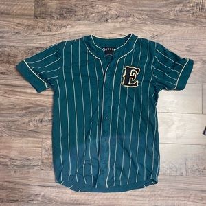 Empyre Chuck Green Striped Baseball Jersey
